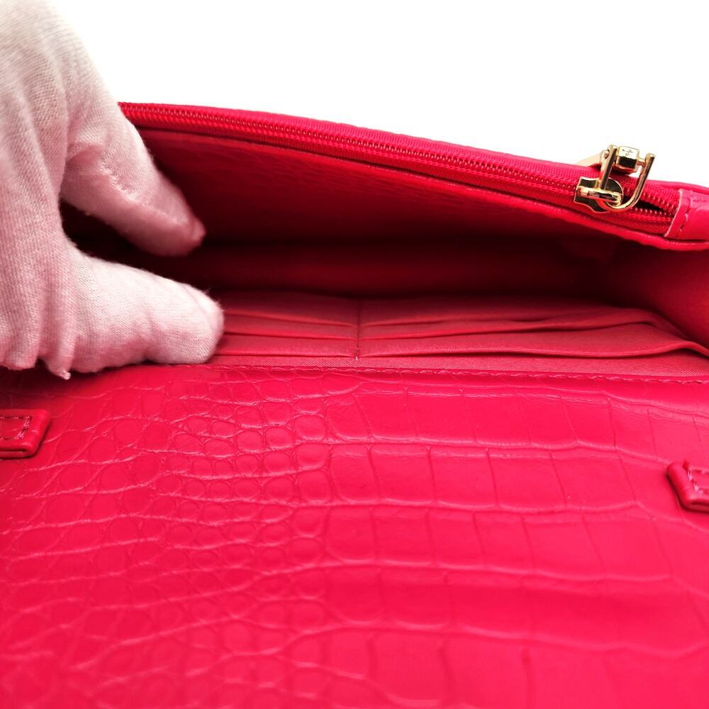 NWT BADGLEY MISCHKA PINK CROSSBODY BAG MSRP$99 VEGAN LEATHER - Picture 12 of 16